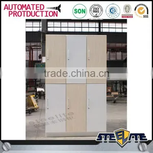 Cheap Price Key Lock Knocked Down Structure 6 Door School Locker for Dorm Storage thumbnail-4