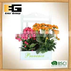 Square Wooden Planter Box, Garden Decor, Restaurant and Wedding Decorations Flowerpot thumbnail-6