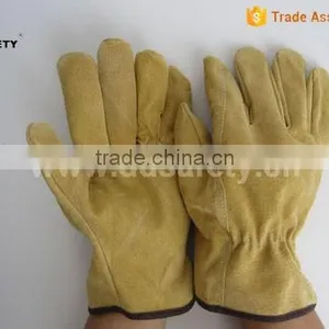 DDSAFETY Auto Luva De Couro Leather Glove Driver Pig Leather Gloves thumbnail-4