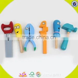2017 Wholesale Best Sale Lovely Baby Wooden Diy Tool W03C019 thumbnail-2