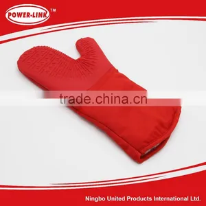 BBQ Kitchen Stripes Cloth With Silicone Large Size Glove thumbnail-1