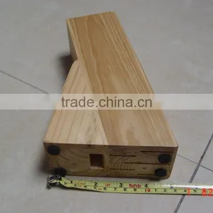 Regular 5- Slots Cheap Solid Pine Wood Knife Block, Stand, Holder thumbnail-3