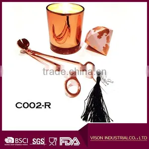 Rose Gold Stainless Steel Candle Wick Trimmer thumbnail-1