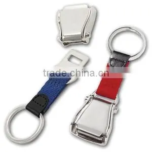 Custom Logo Mini Aircraft Buckle Seatbelt Keychain fo Police Air Marshal thumbnail-4