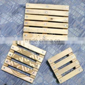 Wooden Palette Coasters thumbnail-1