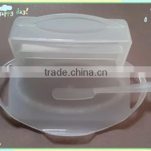PP Clamshell Plastic Box With Plastic Knife thumbnail-2