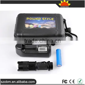 Aluminum Alloy UV Led Flashlight Kit Hot Selling 395nm Purple Light Flashlight thumbnail-4