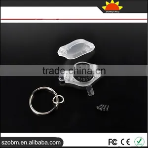 Custom 365nm UV Led Flashlight Keychain With Insulating Piece,Wholesale Purple Light Keychain thumbnail-5