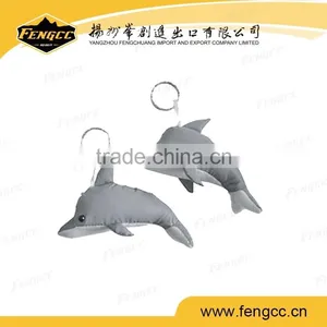 2016 Hot Sale Promotion Customized Dophine EN 71reflective Soft Toy Keychain thumbnail-1