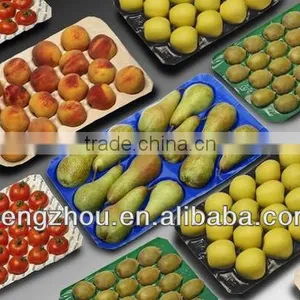 Laizhou High Quality PP 29*39CM Plastic Fruit Liner Tray thumbnail-1