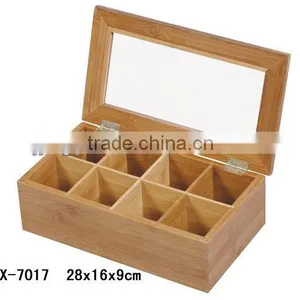 2013 Wooden Tea Box With Cover thumbnail-1