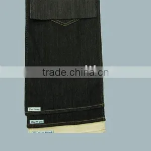 9.5oz 97%cotton 3%stretch Men's Slub Denim Fabric Denim Jeans Factory thumbnail-1