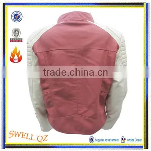 Newest Design Leather Jacket With Nice Design Padded Shoulder for Ladies thumbnail-2