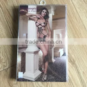 New Hot Sale Transparent Butterfly Bra Sexy Lingerie With Strings thumbnail-4