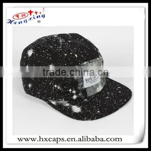 Newest Style Cosmos Printting Five Panel Cap thumbnail-1