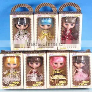 6" Plastic Children Big Eyes Fashion Blythe Doll thumbnail-1