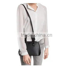 Zm50073b Europe Fashion Women Handbags pu Leather Pure Color Shoulder Bag thumbnail-2