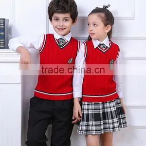 Custom Cheap Nice Design Cool School Uniforms School Clothes for Kids on Sale thumbnail-5
