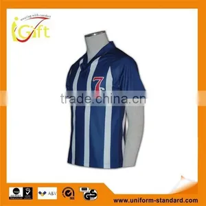 100% Polyester Cool Quick Dry Fit Real Soccer Training Shirt thumbnail-1