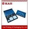 OEM Blue Coardboard Paper Box / Cardboard Gift Box With EVA Packaging With Elegant Image thumbnail-1