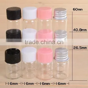 16mm Clear Glass Wishing Bottle With Cork Stopper and Test Tube for Lab thumbnail-5