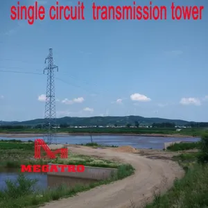 MEGATRO 66KV 06B1-Z1 Single Circuit Transmission Tower thumbnail-2