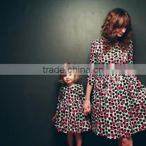 2015 New Design for Mommy and Daughter Maxi Dress thumbnail-2