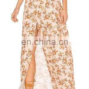 Latest Fashion Ladies Design Skirt Suits Bangkok Fashion Long Skirt thumbnail-2