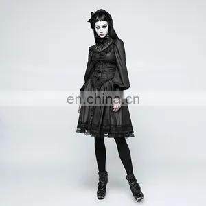 Pyon Pyon Gothic Lolita Black Collar-headband LS-046 thumbnail-4