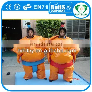 Custom Size Foam Padded Sumo Wrestling Suits for Interactive Game thumbnail-1