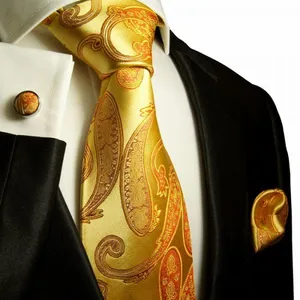 High Stitches Skinny Silk Woven Neckties Skinny Ivory thumbnail-1
