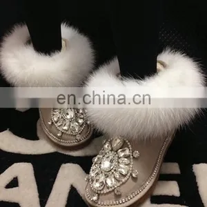 Aidocrystal Factory Price Handmade Shiny Rhinestone Boots New Design Women Best Warm Winter Boots Shoes thumbnail-4