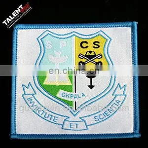Custom Uniform Logo Woven Badge for School thumbnail-1