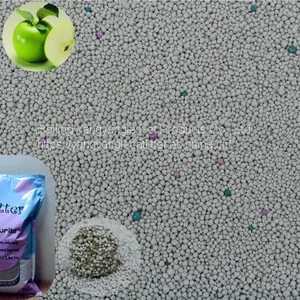 Less Dust and Strong Odor Control Bentonite Cat Litter Added Apple Scent thumbnail-2