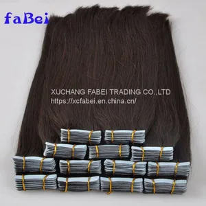 Human Hair Material and Silky Straight Wave Style High Quality Tape in Hair Extensions thumbnail-4