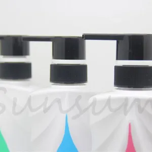 Guangzhou Manufacturer Cosmetic Shampoo Pump Silk Screen Printing Shampoo Bottle thumbnail-3