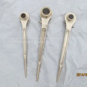 Anti Spark Hand Tools Beryllium Copper Aluminum Bronze Box Ratchet Wrench Spanner thumbnail-4