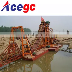 100-300tph River Bucket Chain Gold Dredge For Sale thumbnail-1