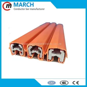 100A Galvanized Steel Conductor Busbar Rail for Overhead Crane thumbnail-2