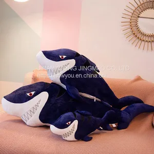 Simulation Big Mouth Sharp Teeth Plush Toy Shark for Sleeping as Present thumbnail-4