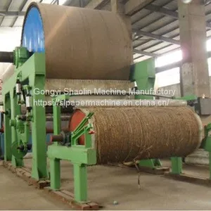 Small Investment Equipment 2ton per Day Cheap Price 1092mm Toilet Paper Machine thumbnail-2