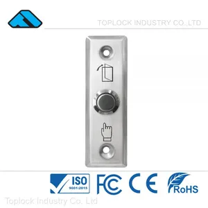Slim Stainless Steel Exit Push Button With Security System Electric Door Lock thumbnail-1