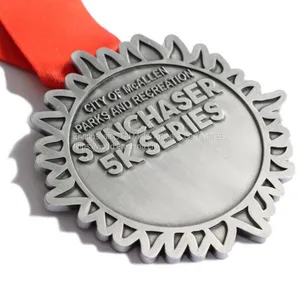 Zinc Alloy Activity Competition Medal Custom Creative Paint Games Metal Medal Marathon Medal Custom thumbnail-5