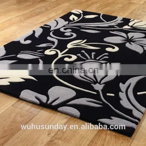 Beautiful Round Design Tianjin Factory Hand Tufted Tapis Floor Shaggy Carpet thumbnail-2