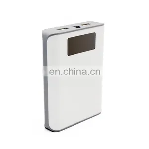 Oem Logo Print Power Bank 2000mah Usb Port Plastic Power Charger With Led Screen Display thumbnail-1