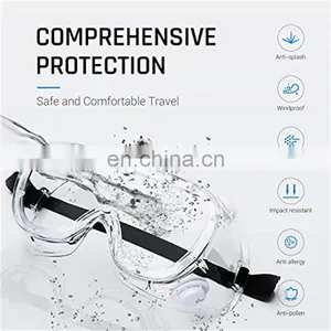 High Quality ANSI Z87.1 Medical Eye Protection Chemical Anti Fog Splash PVC PC Safety Eyewear Protective Safety Goggles thumbnail-2