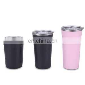 Custom BPA Free 16 oz Insulation Coffee Tumbler Stainless Steel Mug Portable With Lid thumbnail-4