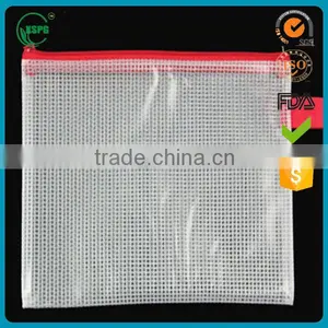 High Quality PVC Plastic Document Bags Clear Zipper Document Bag thumbnail-1