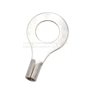 Round Bare End Brass O-shaped Brass Nose Bare End Cold Press Terminal thumbnail-1