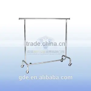 Metal Chrome-spray Simple Removable Garment Rack for Sale thumbnail-3